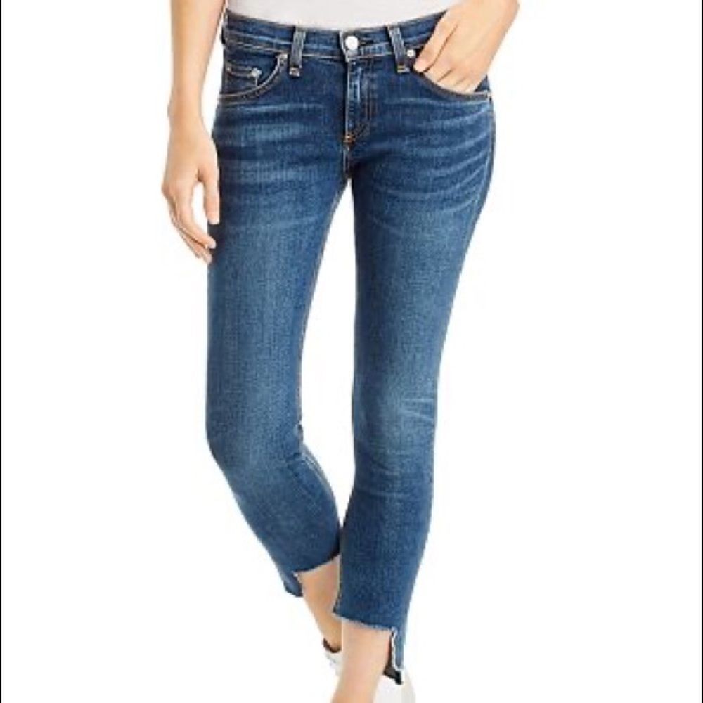 Rag & Bone Cate Step Hem Ankle Skinny Jeans